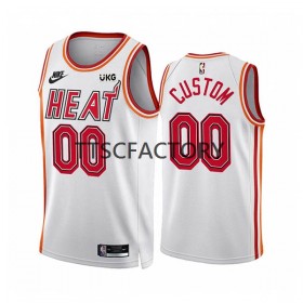 Muške NBA Dres Miami Heat Personalizirani Nike 2022-23 Classic Edition Bijela Swingman